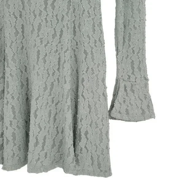 Free People Mint Full Lace Mini Dress - Picture 5 of 8